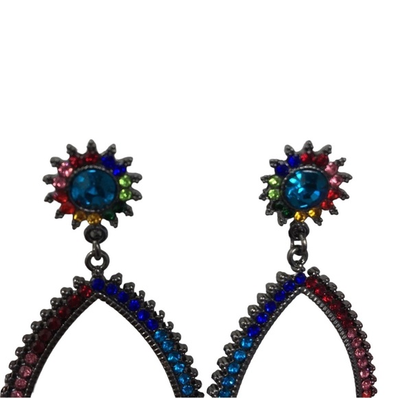 CHRISTIAN Siriano multi colored earrings - Picture 8 of 8